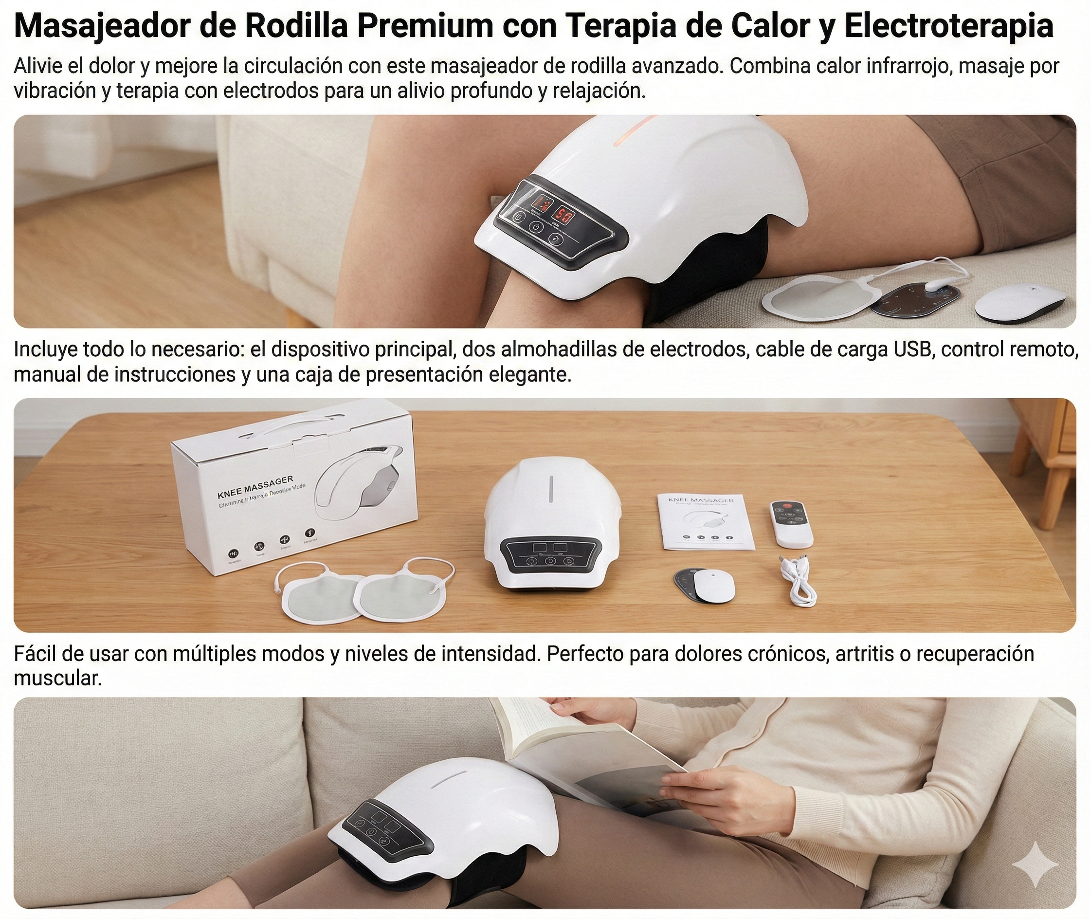 RodiCalm™ Pro: Tu Fisioterapeuta Personal en Casa (3 en 1)