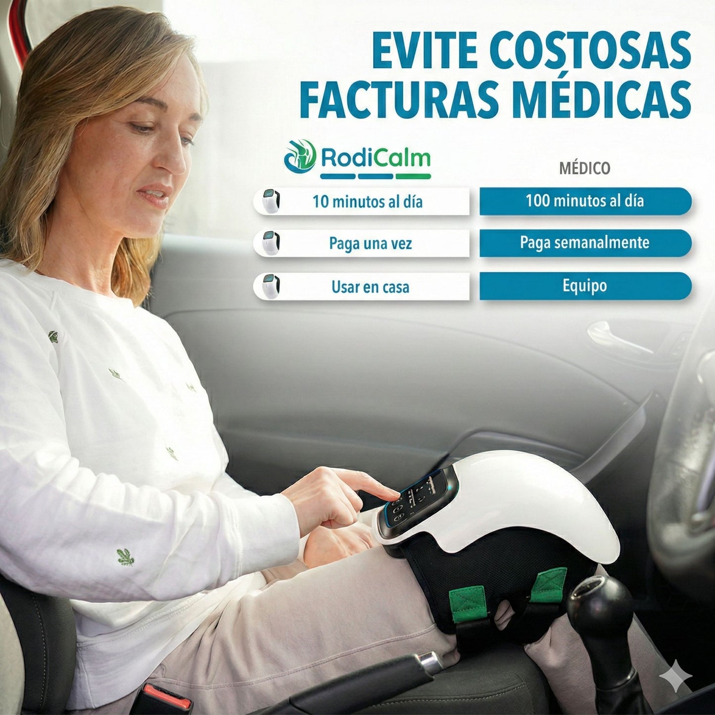 Masajeador Inteligente RodiCalm™ Pro